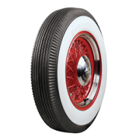 525/550x17 (525/550-17) 78P FIRESTONE DELUXE CHAMPION 3" WHITEWALL : TUBED TYPE