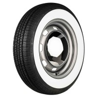 Kontio tyre 165/80R15 87R TL M+S WhitePaw Classic Whitewall 2½" (64mm)