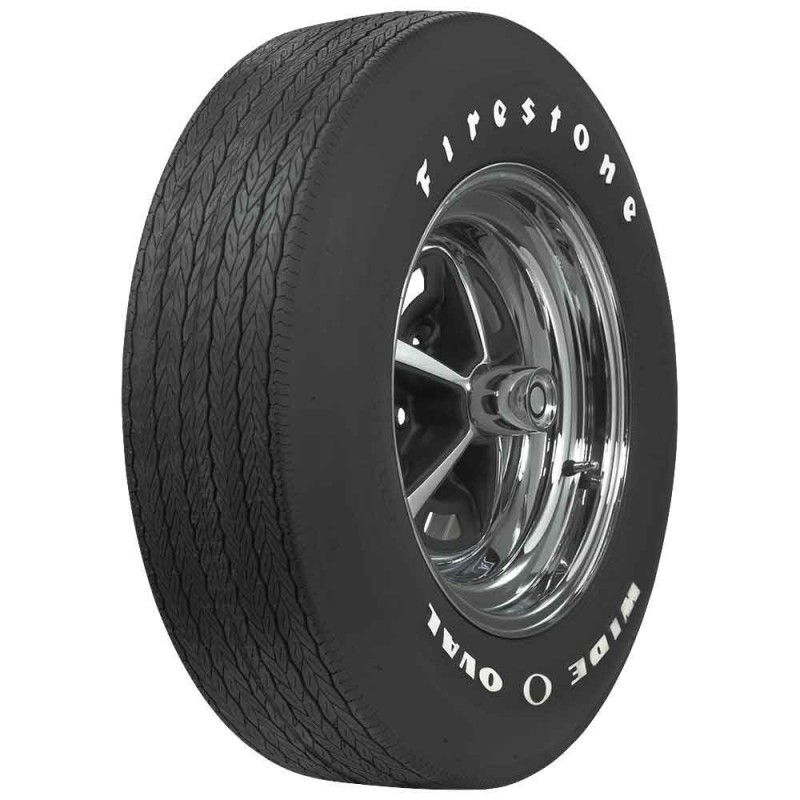 Firestone Wide Oval Raised White Letter F70-14