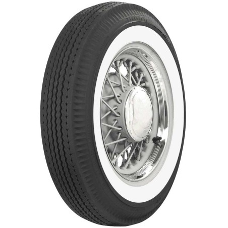 750x14 (750-14) 95P TL FIRESTONE FLANC BLANC 64MM