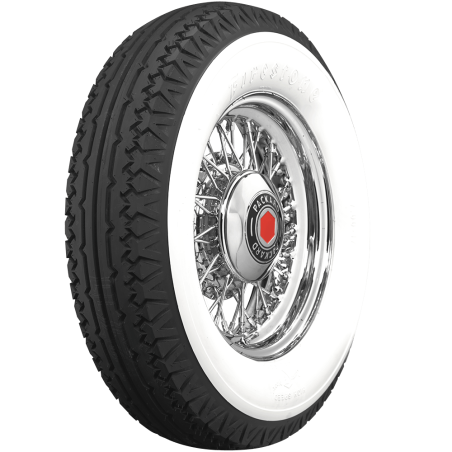 CROSS-PLY WHITEWALL TYRE